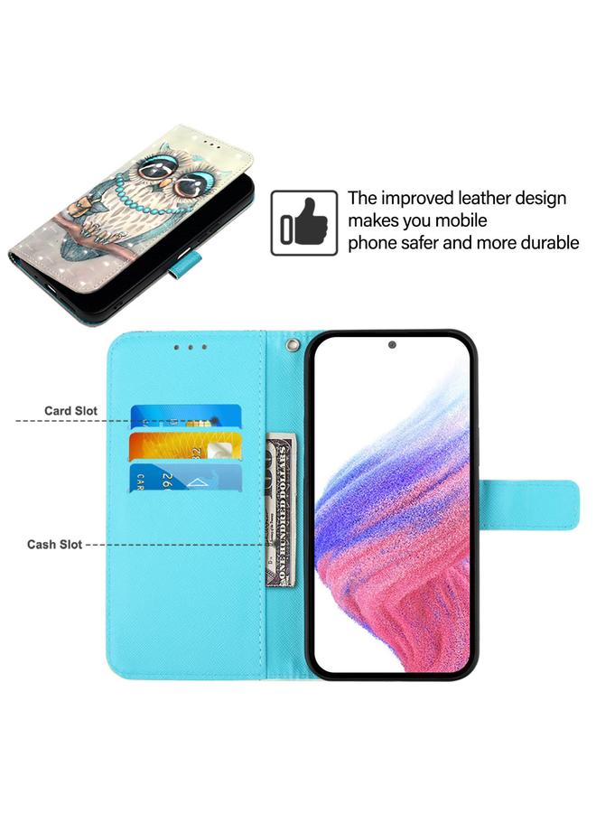 إيروريكس جراب هاتف Honor GT ثلاثي الأبعاد من الجلد مع غطاء قابل للطي أفقيًا - Image 3