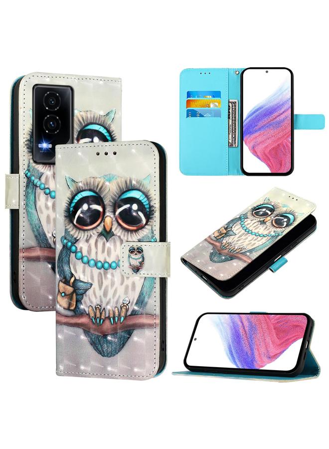 إيروريكس جراب هاتف Honor GT ثلاثي الأبعاد من الجلد مع غطاء قابل للطي أفقيًا - Image 1