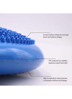 Generic Disc Massage Pad & Stability Ball (Multi-Color)  - Image 2
