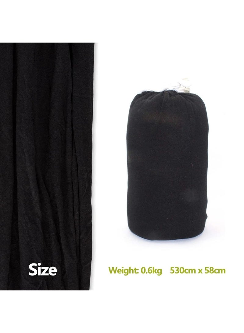 MostNow Baby Wrap Carrier - All in 1 Original Breathable Baby Sling, Lightweight,Hands Free Carrier Sling, Adjustable baby Carrier Wrap, Baby Carriers for Newborn, Infant,Baby Wraps Carrier (Black) - Image 5