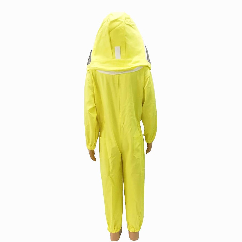 Luwint Kids Beekeeping Suits - Full Body Protection Children Bee Beekeeper Jacket with Gloves and Ventilated Hood (4'2''-4'7'' Height) - Image 2