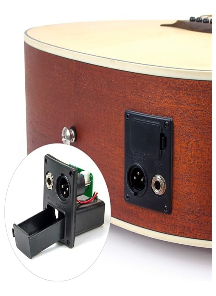 Generic - 5-band EQ folk guitar pickup with LCD screen and microphone - Image 1