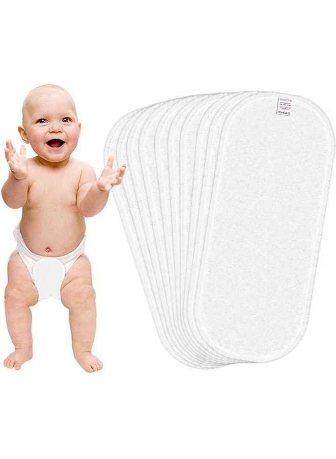 BEMBIKA Cloth Daiper For Inserts Natures Cloth Diaper Liner Reusable Washable Cotton Diaper Nappy Inserts For Baby Cloth Diapers (Set Of 10)(Microfiber 3 Layer) - Image 2