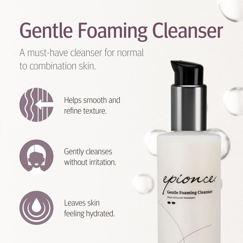 Epionce Gentle Foaming Cleanser - Face Wash & Makeup Remover for Normal to Combination Skin, Hydrating Facial Cleanser, Dermatologist Skincare - Image 2