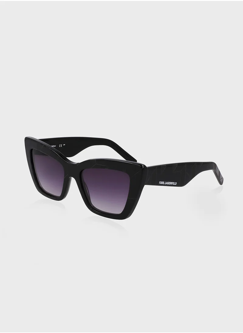 كارل لاغرفيلد Cat Eye Sunglasses