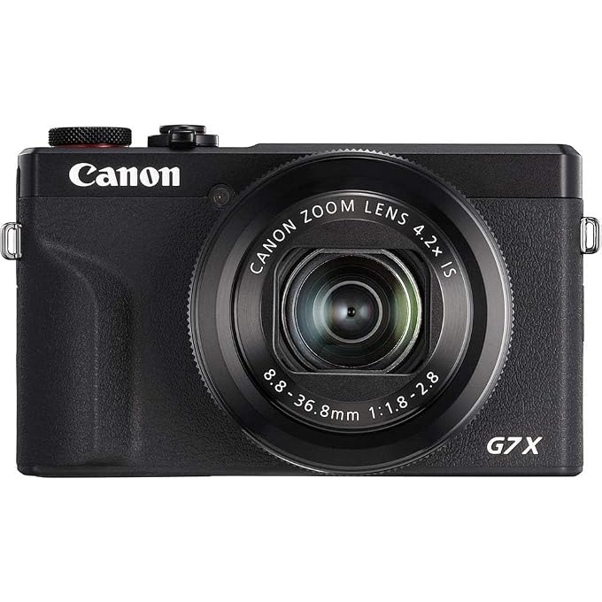 Canon PowerShot G7 X Mark III Digital Camera (Black) (3637C001) + 2 x 64GB Memory Card + 3 x NB13L Battery + Corel Photo Software + Charger + Card Reader + LED Light + More (Renewed) - Image 4