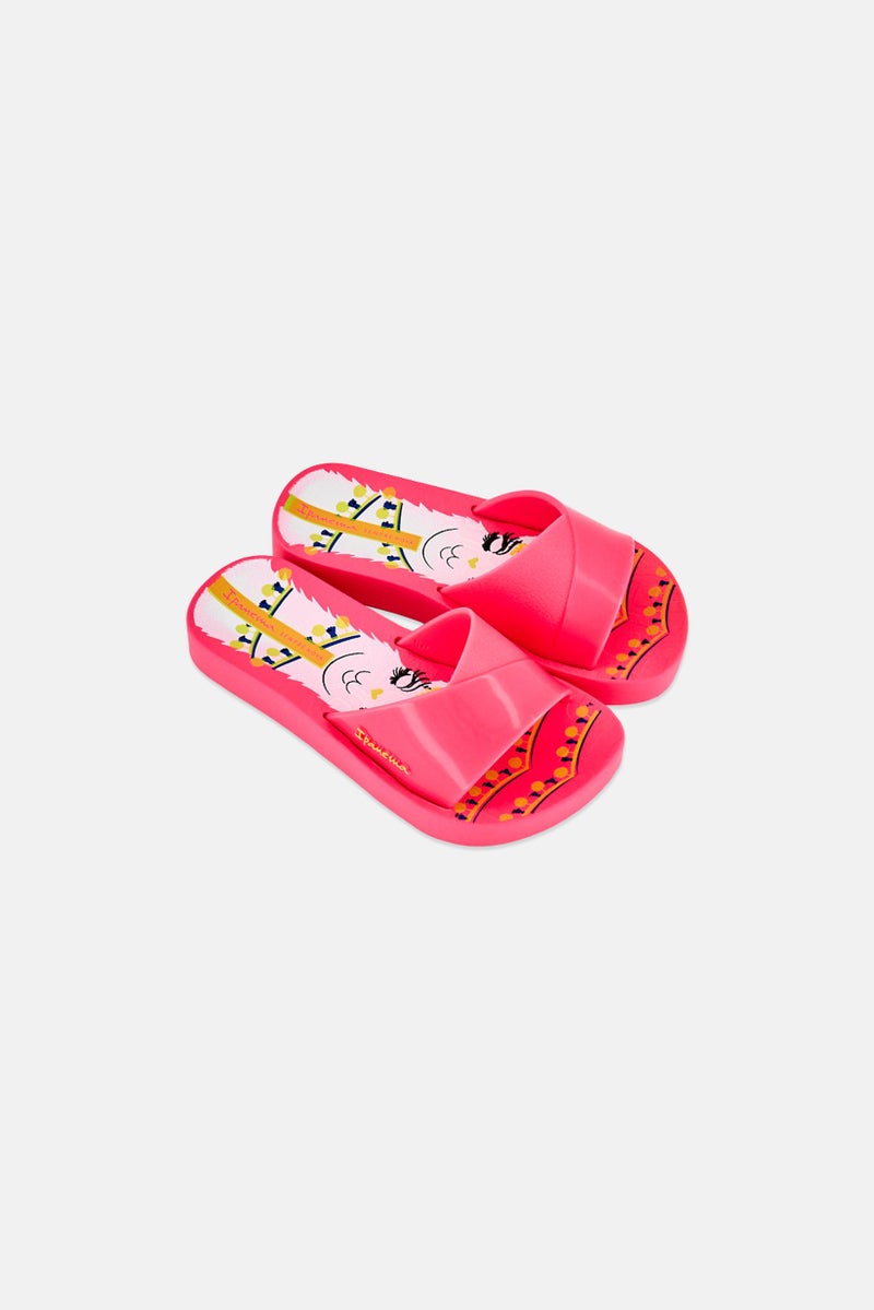 Ipanema Toddlers Girl Fresh Print Slip On Slippers, Pink - Image 4