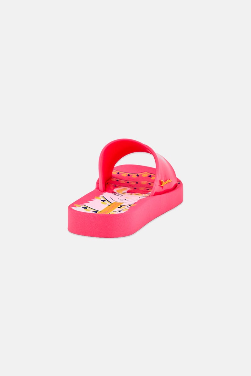 Ipanema Toddlers Girl Fresh Print Slip On Slippers, Pink - Image 2