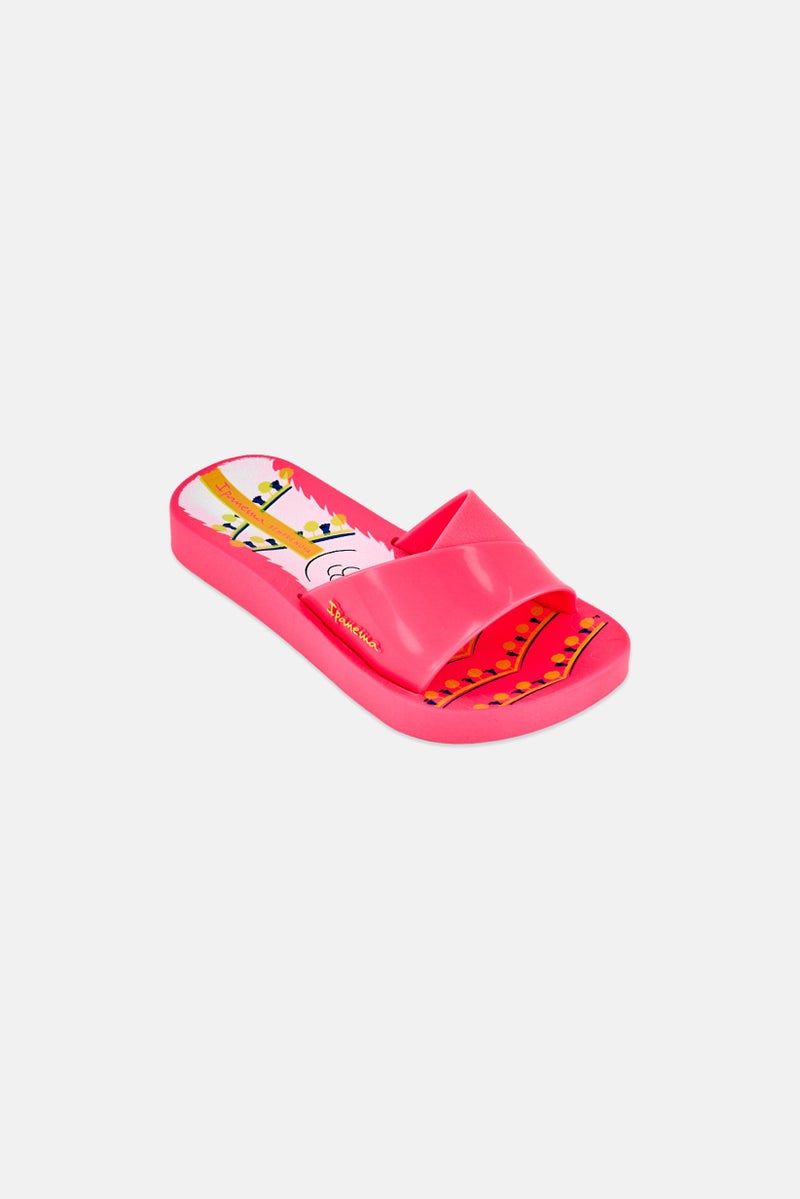 Ipanema Toddlers Girl Fresh Print Slip On Slippers, Pink - Image 1
