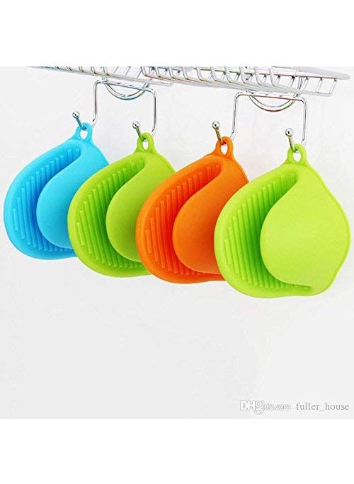 svk dream SVK Dream Kitchen Dishes Food Grade Silicone Microwave Oven Mitt Insulated NonSlip Glove Pack of 2  - Image 5