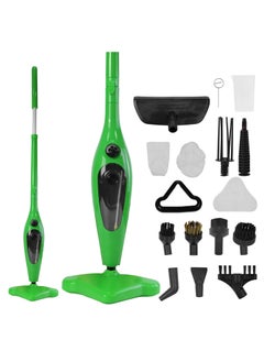 12-in-1 Steam Mop, 1300W Multifunction Handheld Steam Cleaner Mop with 12 Accessories, 3.5m Long Power Cord and Adjustable Steam Modes, Kills 99.9% of Bacteria, That Cleanes & Sanitizes for Cleaning Hard Floors, Carpets, Bathroom, Kitchen, Windows, Garments & Upholstery - pzsku/Z25EF1638E33676BE0C75Z/45/_/1735611398/c87871f5-6cfd-4a1c-bd90-2dd7e628b5d6