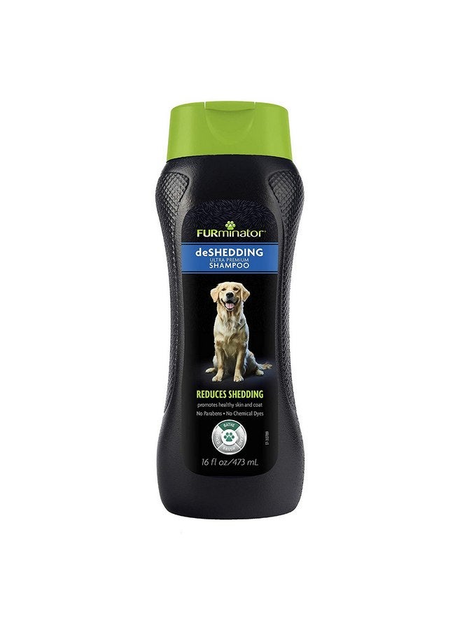 FURminator (3 Pack) FURminator deShedding Ultra Premium Shampoo, 16 Ounce each - Image 1