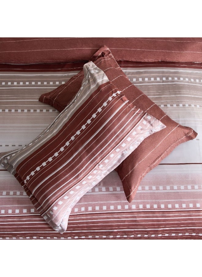 Home Box Mia Sofia 3-Pieces Printed Microfiber Queen King Duvet Cover Set 220 x 220 cm  - Image 3