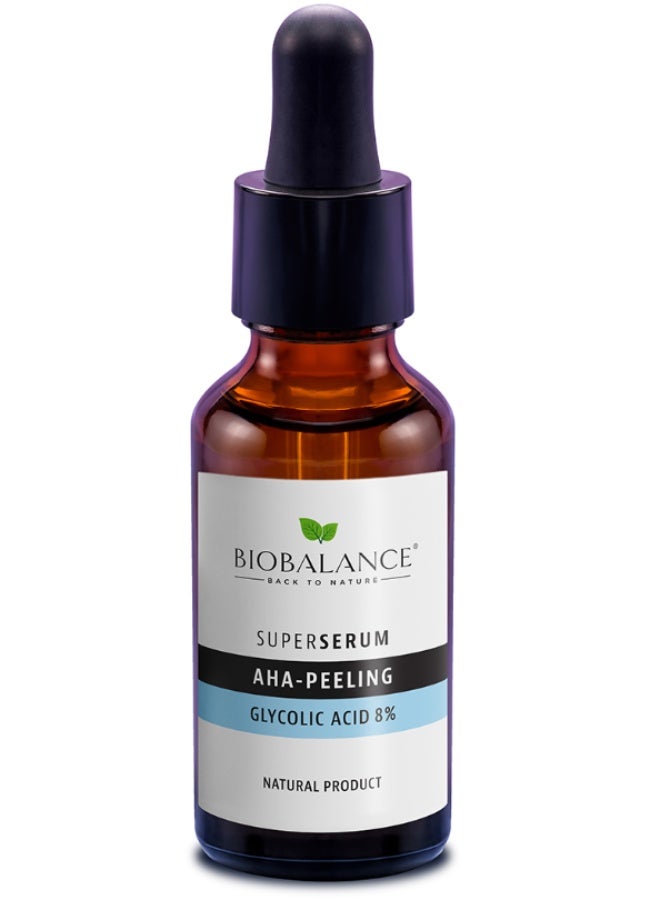 بايو بالانس سيروم بيوبالانس سوبر للتقشير بحمض ألفا هيدروكسي 30 مل - سيروم مقشر ومجدد للبشرة يحتوي على 8% من حمض الجليكوليك - Image 1