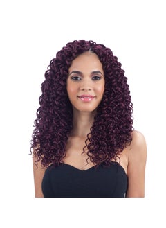 FreeTress Synthetic Hair Crochet Braids Beach Curl 12 GREY