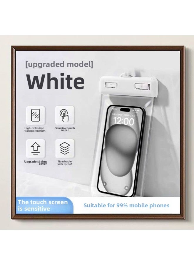 general Mobile Phone Waterproof Bag Touchscreen Capture Takeaway Rider Swimming Rainproof Drifting Sealed Bag Diving Waterproof Mobile Phone Case-Color:【level 8 Waterproof, Export Quality, Mobile Phone Secu - Image 1