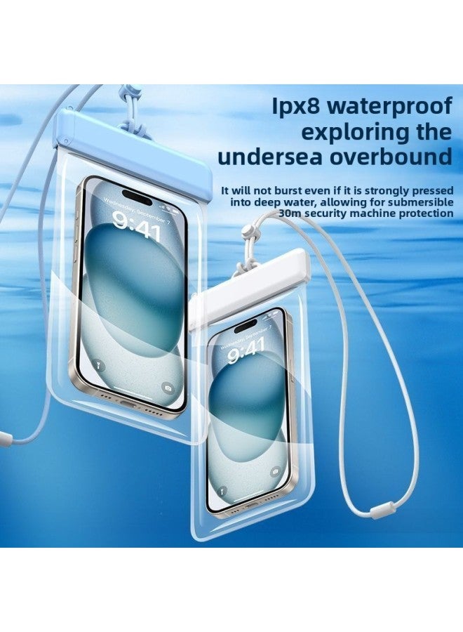 general Mobile Phone Waterproof Bag Touchscreen Capture Takeaway Rider Swimming Rainproof Drifting Sealed Bag Diving Waterproof Mobile Phone Case-Color:【level 8 Waterproof, Export Quality, Mobile Phone Secu - Image 5