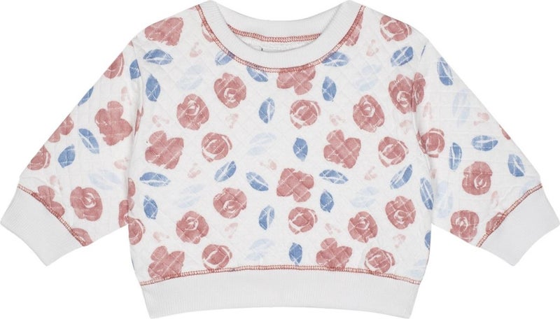 Antebies Watercolor Floral Sweatshirt and Leggings Set  - Image 2