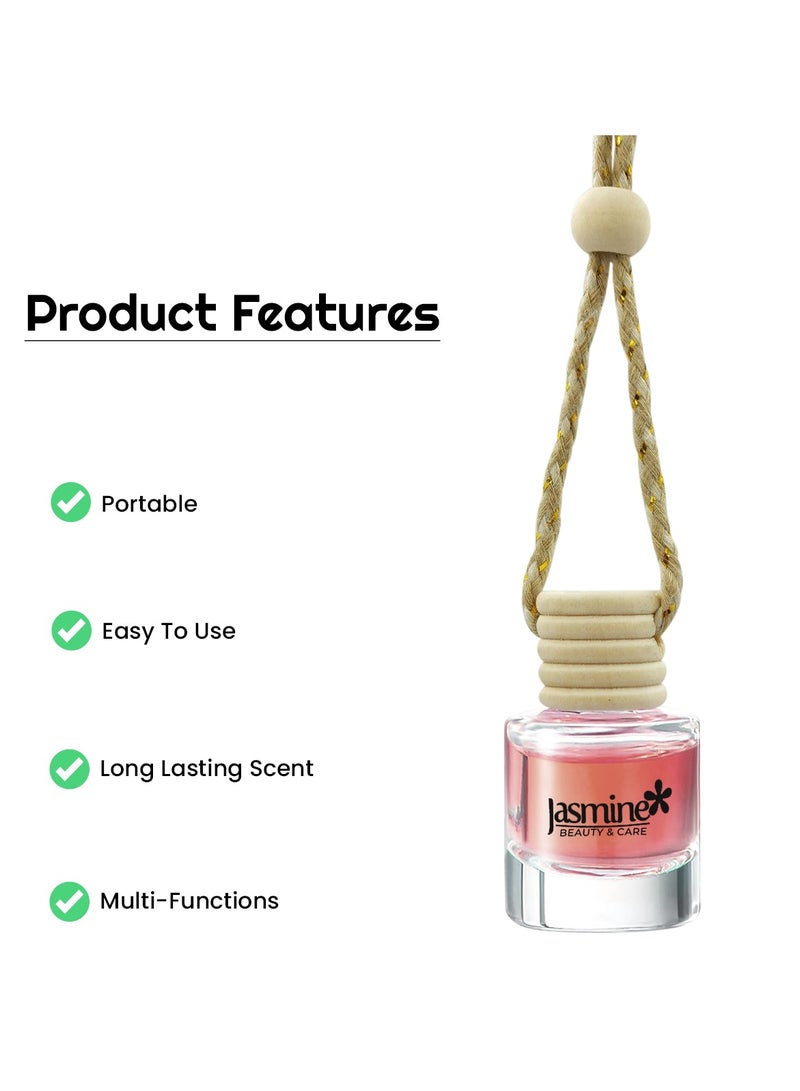 معطر جو للسيارة Jasmine Papatya - موزع عطر معلق 8 مل - Image 4