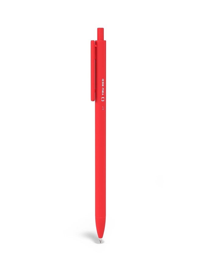 TRU RED أقلام جل سريعة الجفاف قابلة للسحب من TRU RED Staples، رأس متوسط، 0.7 مم، متنوعة، 24 قلمًا/كرتونة (TR54501-CCVS) - Image 2