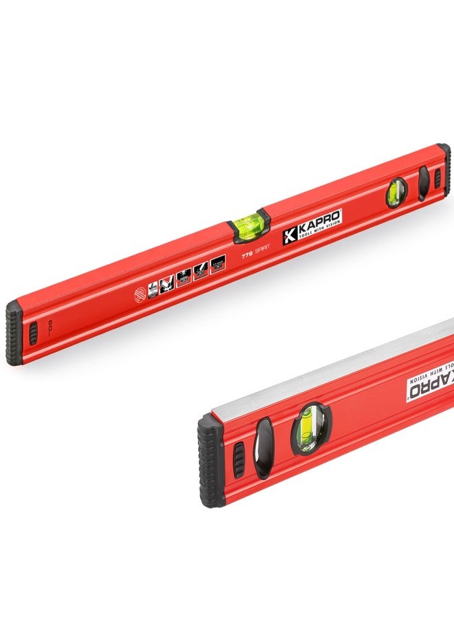 Kapro - 779 Spirit Box Level - Lightweight - Features Acrylic Break-Proof Vials and Wall-Grip - VPA Certified - 120 CM - Image 1