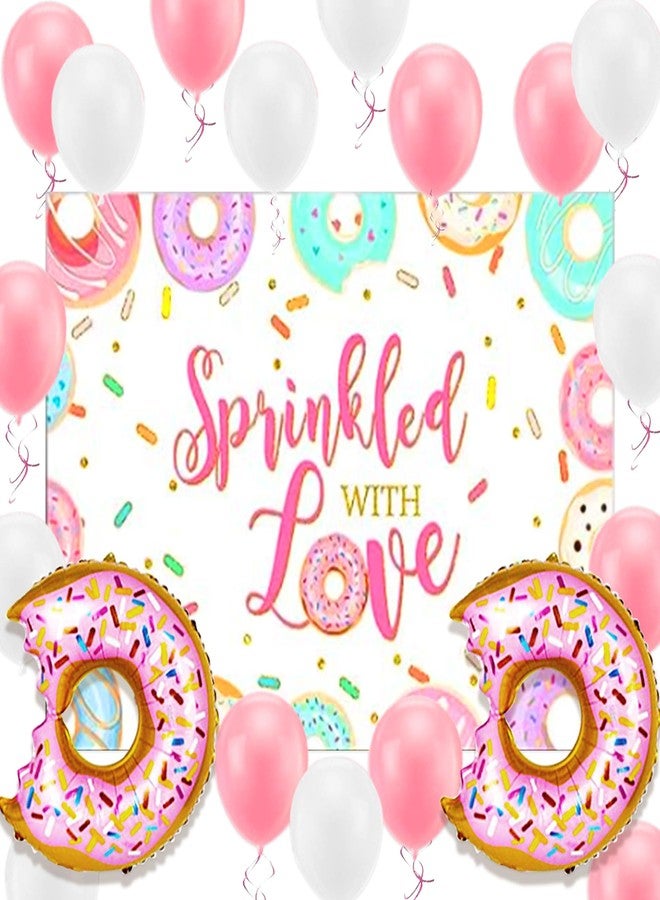 Roaring Good Time Pink Baby Sprinkle Decorations Girl Sprinkled With Love Banner Gender Baby Shower Sprinkle Decoration Sprinkled With Love Baby Shower Decorations Party Supplies - Image 1