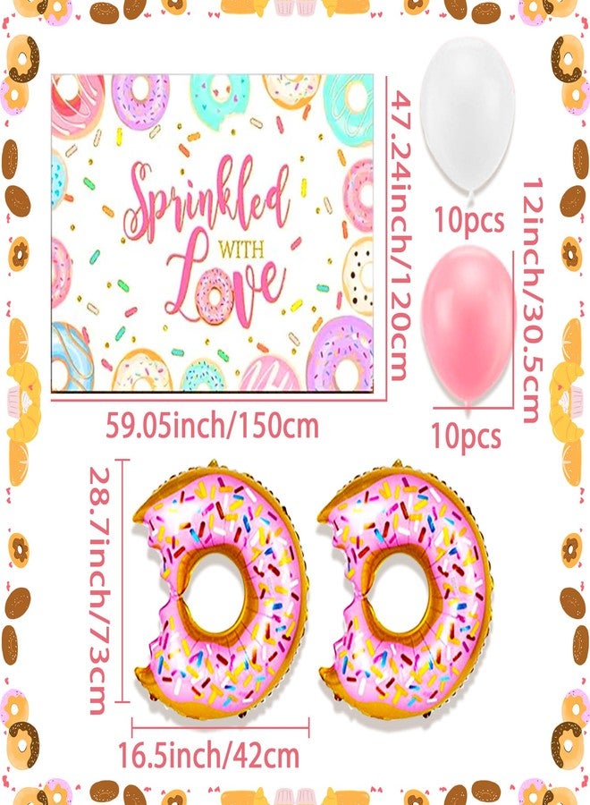 Roaring Good Time Pink Baby Sprinkle Decorations Girl Sprinkled With Love Banner Gender Baby Shower Sprinkle Decoration Sprinkled With Love Baby Shower Decorations Party Supplies - Image 2