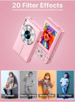 Eworld 44MP HD Digital Camera with 32GB Card, Compact Photo Camera with 1080P Video, 2.4" Screen, 16X Zoom, Anti-Shake, and Rechargeable Battery for Girls and Boys, Perfect for Kids and Beginners  - Image 5