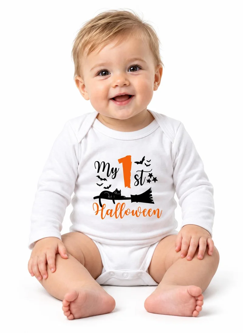 بيبي كلو My First Halloween Black Cat Baby Romper