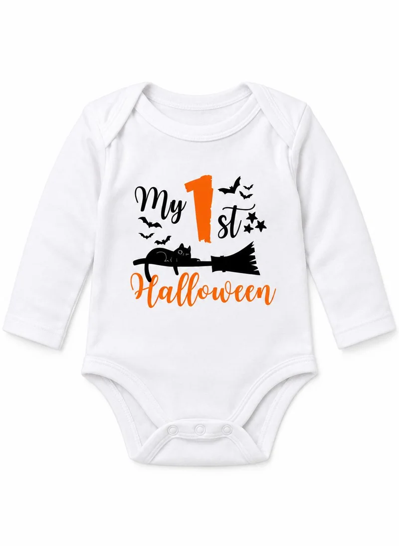 بيبي كلو My First Halloween Black Cat Baby Romper