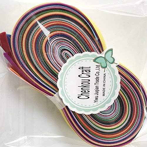 Chenkou Craft شريط ساتان بوليستر مزدوج الجوانب 20 ياردة من تشينكو كرافت بألوان متنوعة من 20 لون 3/8" 10 مم حزمة حرفية لصنع أقواس الشعر والمجوهرات (شريط مزدوج الجوانب 3/8" (10 مم)) - Image 3