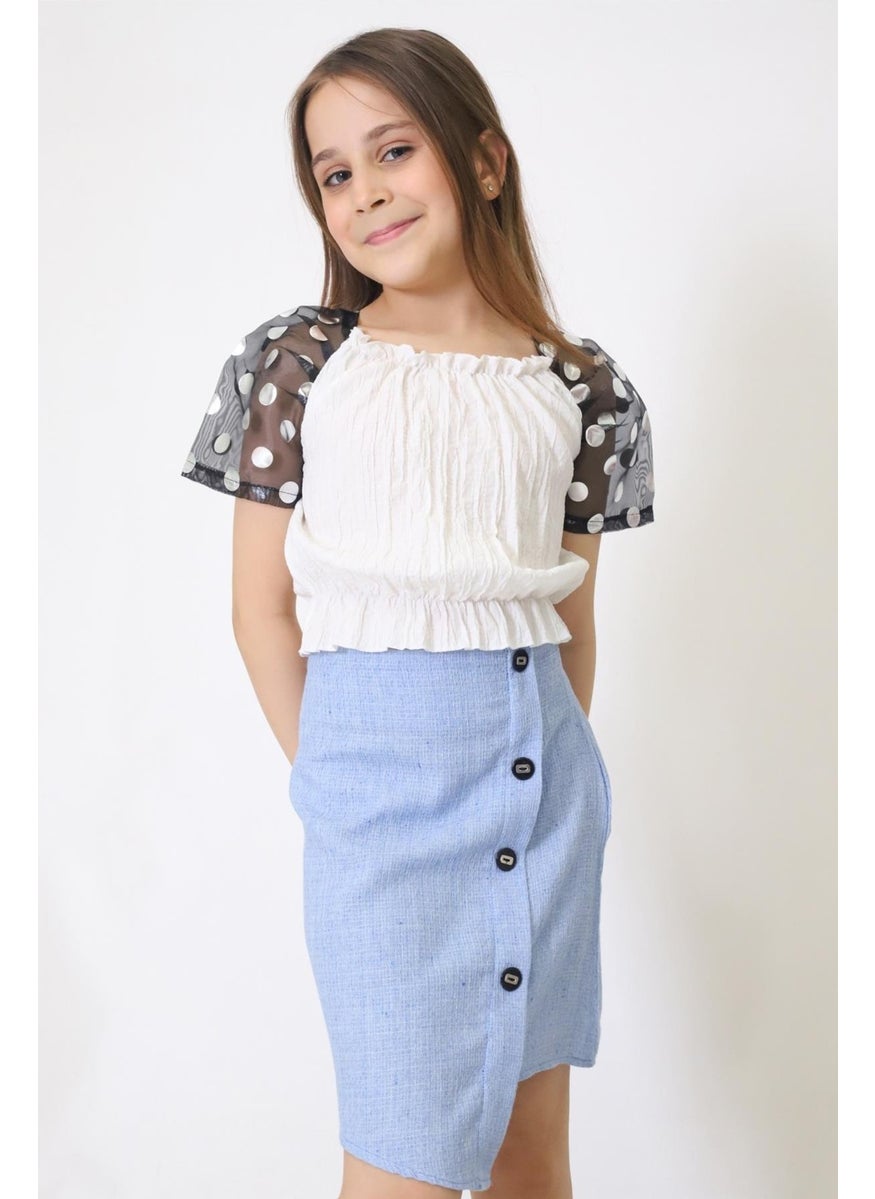 Fox Life Kids - Girls Summer Skirted Dress (2023 New Season) 5-8 Years - Image 1