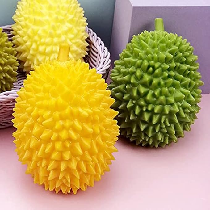 DAIMANPU Party Favor Sets Fidget Trick Toy Anxiety Release Gadget with Squishy Fruit Toy Model Realistic Durian for Autism Cure - Image 3