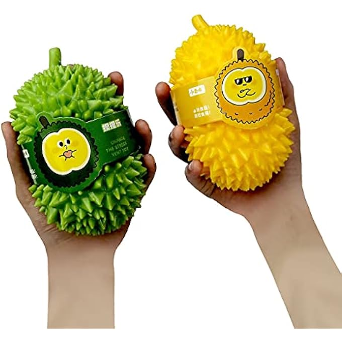 DAIMANPU Party Favor Sets Fidget Trick Toy Anxiety Release Gadget with Squishy Fruit Toy Model Realistic Durian for Autism Cure - Image 2
