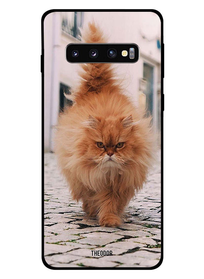 Theodor Protective Case Cover For Samsung Galaxy S10 Plus Wild Cat - Image 1