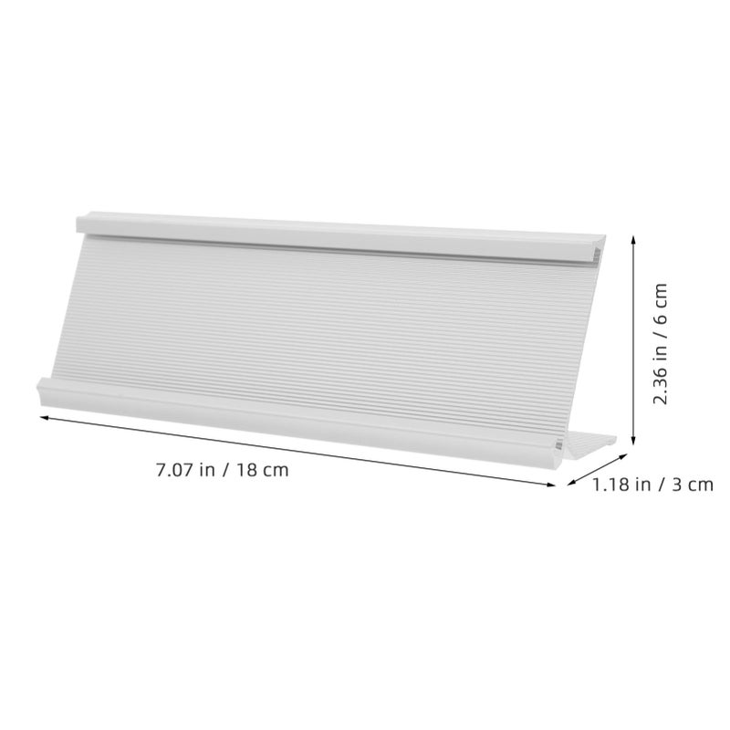 Black Metal Business Card Holder Sleek Professional Desk Display Stand Stylish Sturdy - Image 3