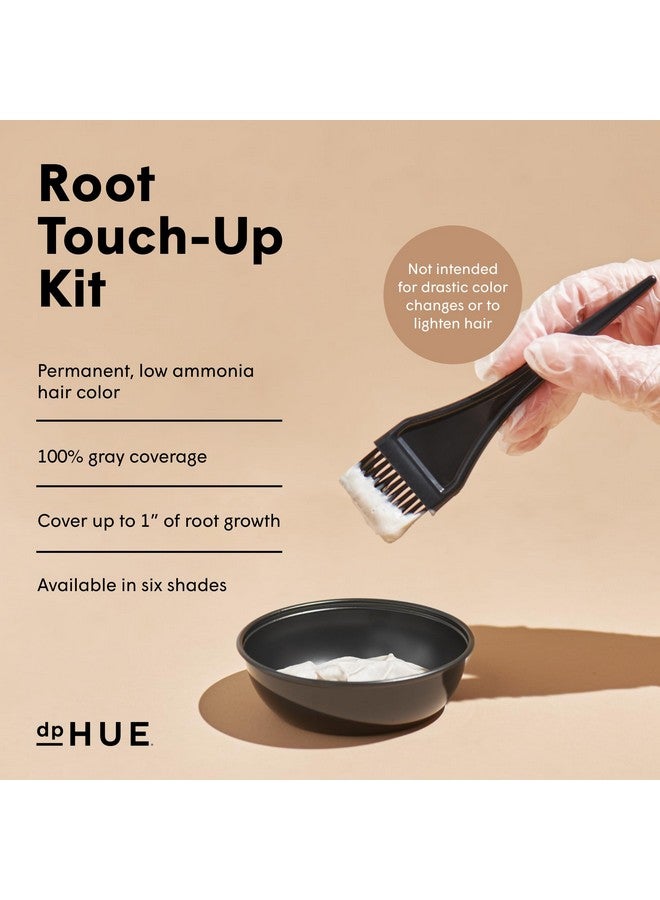 dpHUE Root Touch-Up Kit, Dark Brown - Permanent Hair Color for Gray Coverage - Includes Two Applications - Paraben, SLS & SLES Sulfate Free - Leaping Bunny Certified - Image 2