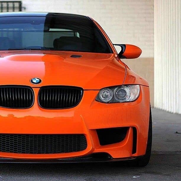 ELECSA Vinyl Car Wrap Sheet Sticker and Decal Roll Film Sticker Decal for Car, Bike, Laptop (12 X 50 Inch, Orange Vinyl) - Image 2