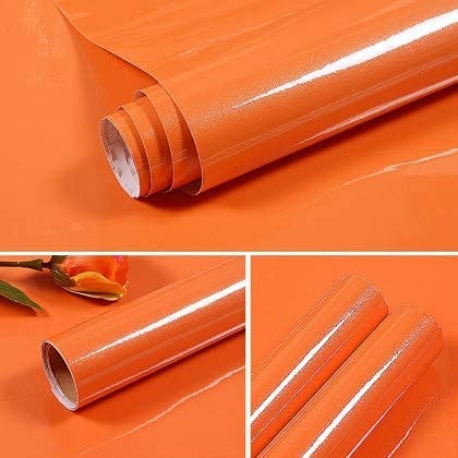 ELECSA Vinyl Car Wrap Sheet Sticker and Decal Roll Film Sticker Decal for Car, Bike, Laptop (12 X 50 Inch, Orange Vinyl) - Image 4