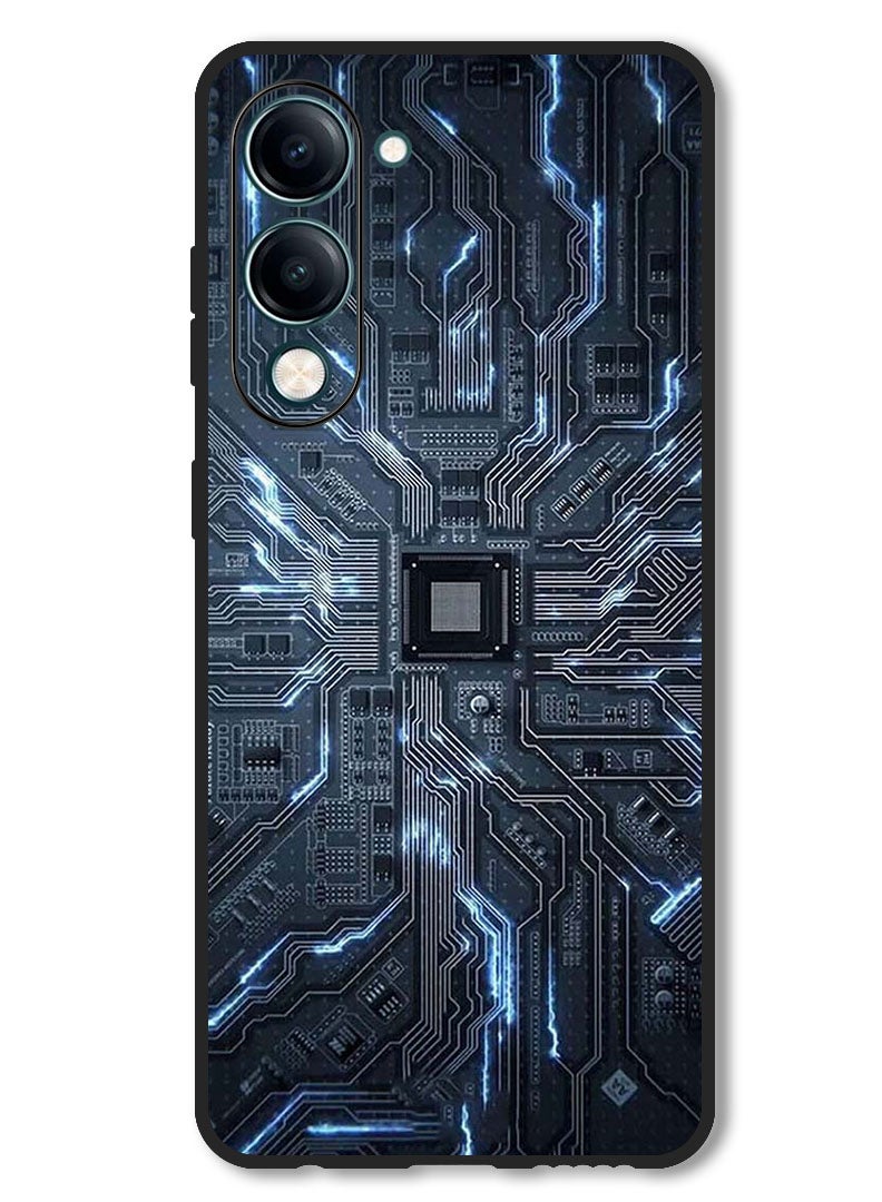 Theodor Case Compatible with Vivo Y29s Protection Shockproof Bumper Cover Hardware Circuit - Image 1