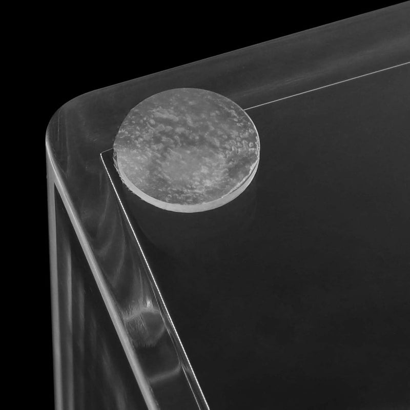 PINGEUI حامل مناديل الضيوف PINGEUI عبوة 2 9 55 25 بوصة حامل مناديل العشاء الأكريليكي الشفاف حاملة مناديل الحمام حوامل المناشف اليدوية صينية تخزين للمطبخ الحفلات الزفاف الفعاليات - Image 4