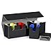UAONO Card Deck Box with Dice Tray for MTG 5 in 1 Card Deck Case Holds 800 Unsleeved Cards Strong Magnet Organizer Compatible with Yugioh TCG Sports Cards Colorful - Image 3