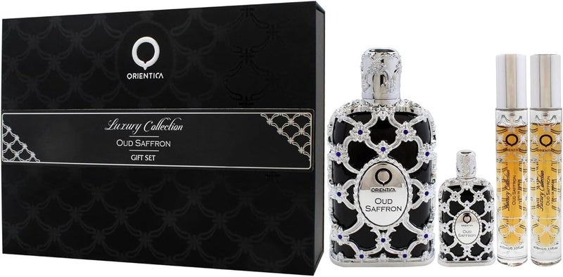 Orientica Oud Saffron 4 Pc Gift Set Eau De Parfum - Unisex Fragrance - Image 3