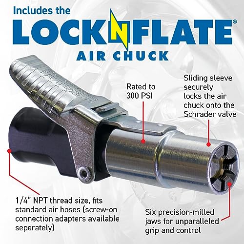 LockNFlate Tire InflatorDeflator with Digital Gauge - Image 3