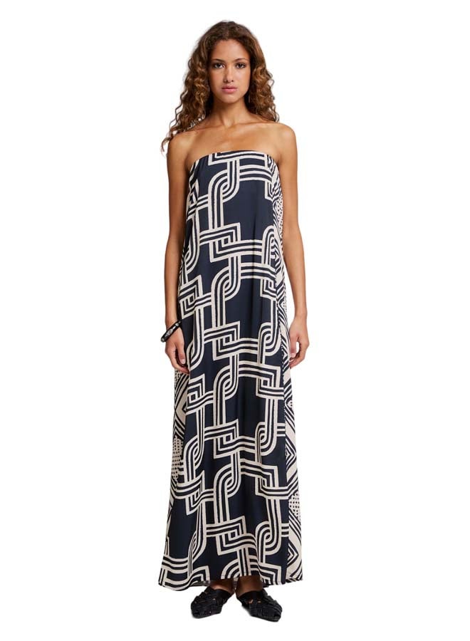 BSB Maxi strapless printed dress - Image 1
