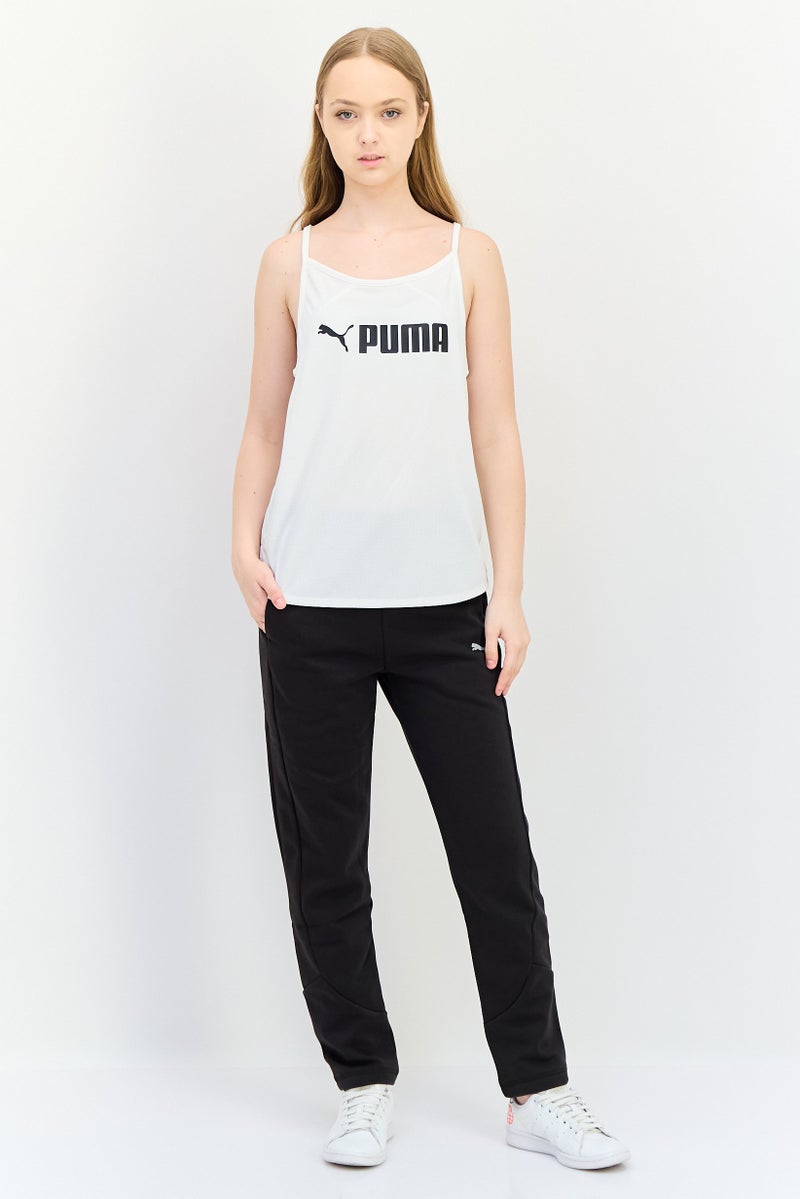 PUMA Women Sportswear Fit Sleeveless Training Top, White - Image 3