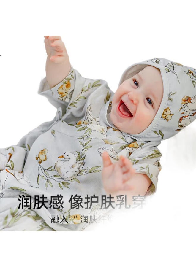 EMXEE Baby Romper Avocado Gauze Newborn Baby Clothes Summer Thin Bodysuit For Boys And Girls - Image 2