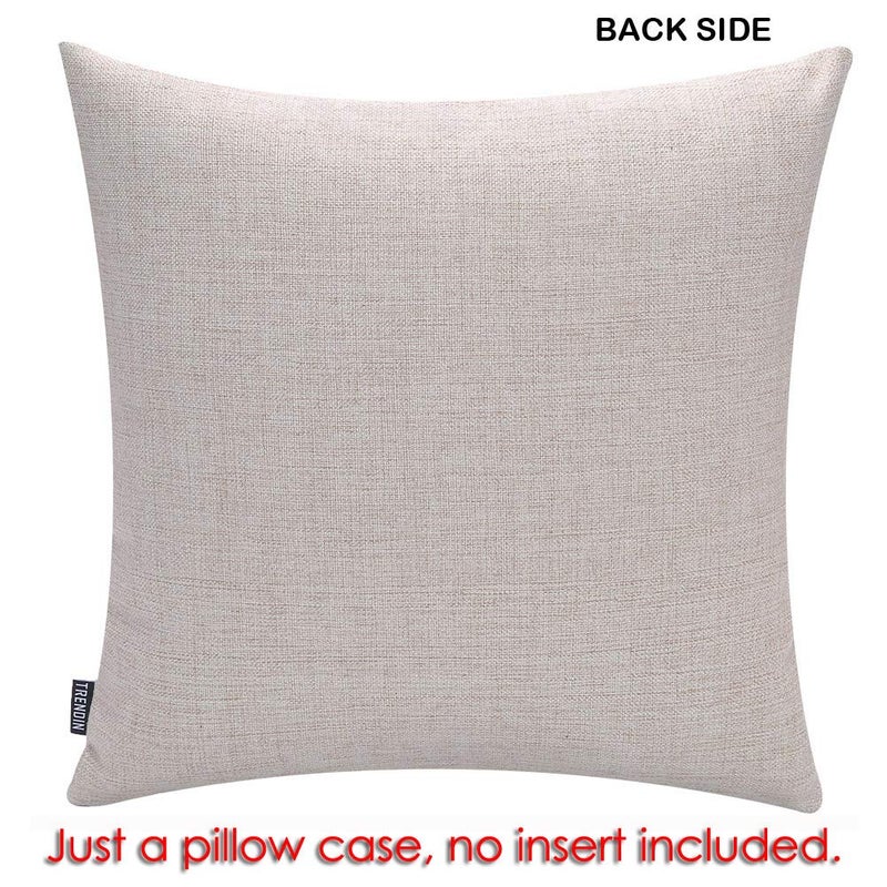 TRENDIN Square Pillow Cover - 18 X 18 Inch Decorative Throw Pillowcase  Porch Rules PL240TR - Image 2