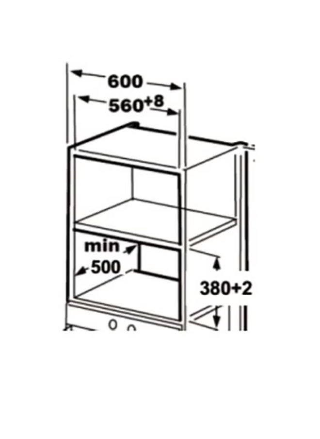 kitchen Line Built-in Microwave 25 Liters 900 Watts Steel  Galenz | D90D25ESL  - Image 2