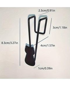 Generic Set of 3 Modern Metal Wall Hooks for Bedrooms and Kitchens - No Holes Needed, Perfect for Hats, Towels, Wallets and Bathrobes  - Image 5